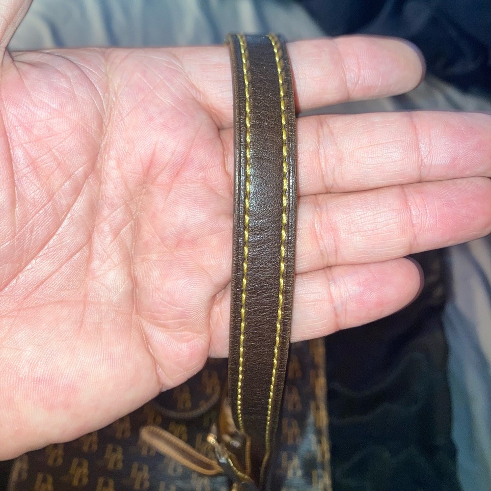Dooney & Bourke Brown and Gold Signature Tote - Picture 16 of 16